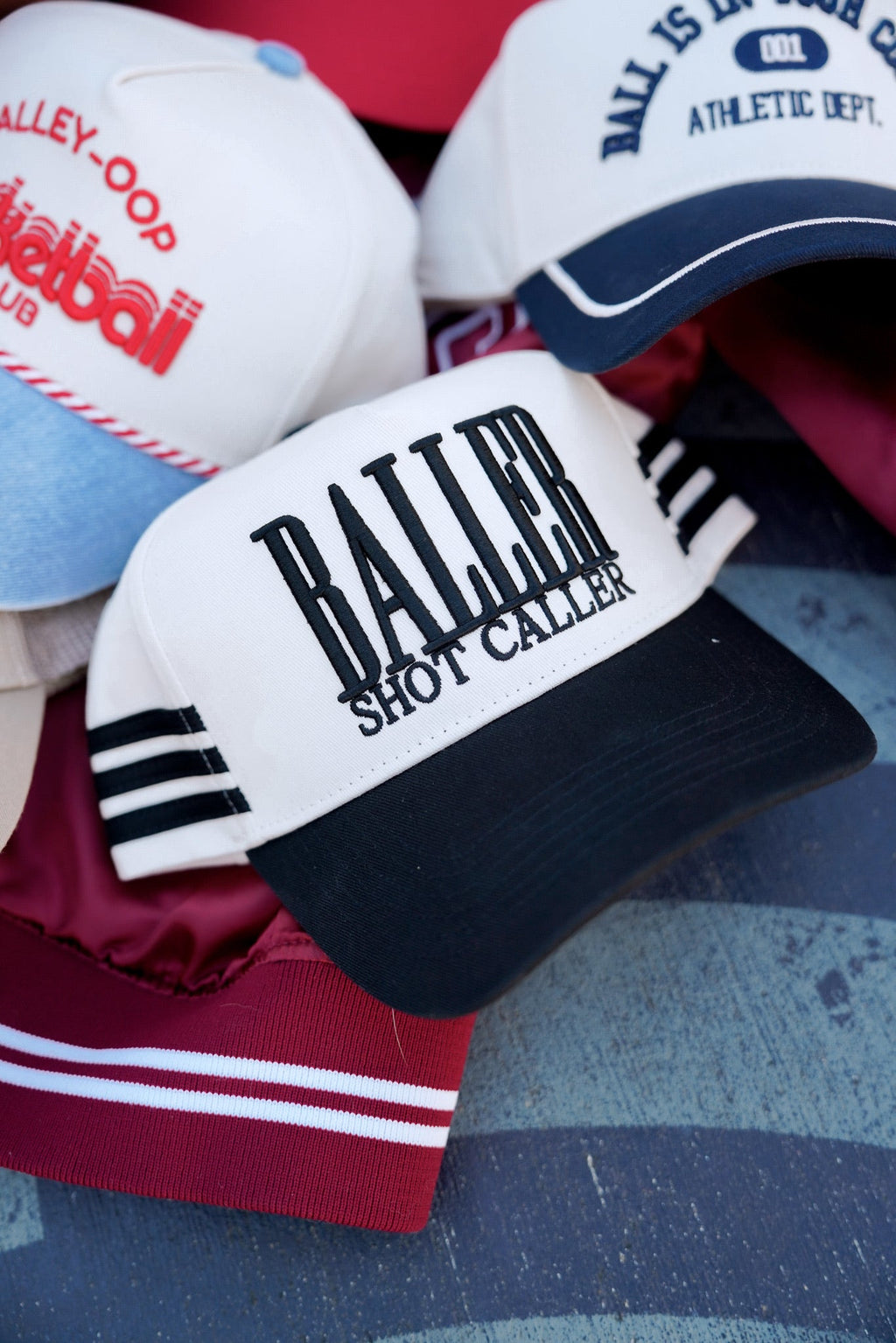 Baller - Black Vintage Trucker Hat - B.You Boutique & Boji Balloon Bar