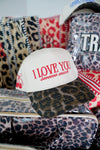 I Love You Sooooo Much - Leopard Vintage Hat - B.You Boutique & Boji Balloon Bar