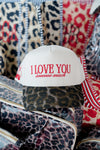 I Love You Sooooo Much - Leopard Vintage Hat - B.You Boutique & Boji Balloon Bar