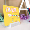 NEW! 2026 Mini Monthly Desktop Calendars | Stickers Included
