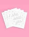Engaged Era Napkins - 25 foil napkins