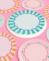 Italian Summer Plates - 32 matte paper plates - B.You Boutique & Boji Balloon Bar