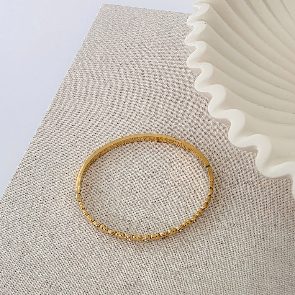 Hearts and Diamonds waterproof hinge bracelet by Pretty Simple