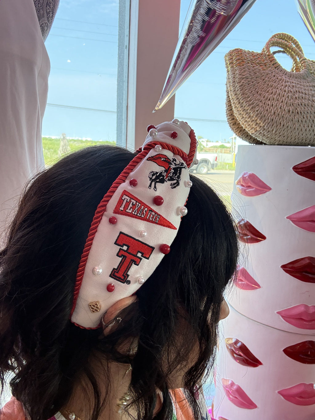 Brianna Cannon Texas Tech College Vault Rope Headband at B.You Boutique