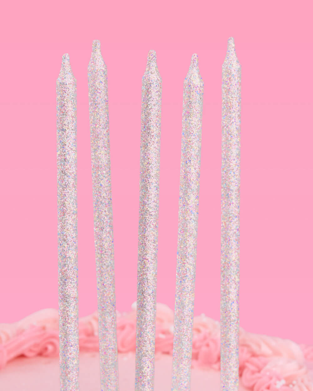Shimmer Candles - iridescent glitter candles - B.You Boutique & Boji Balloon Bar