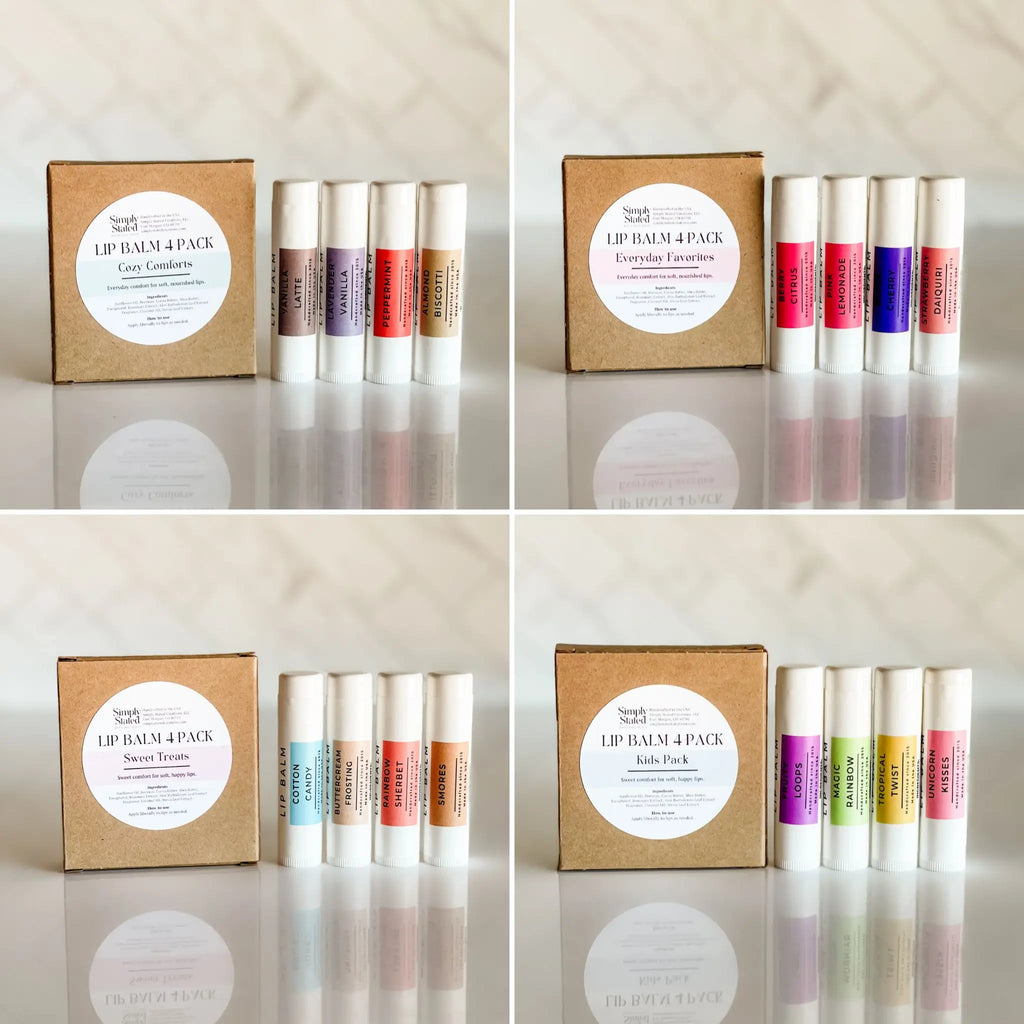Kids Lip Balm 4-Pack by Simply Stated Creations