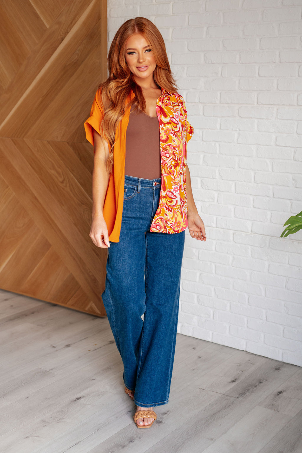 Two Sides To The Story Blouse - B.You Boutique & Boji Balloon Bar