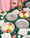 Shimmer Plates - 25 paper plates - B.You Boutique & Boji Balloon Bar
