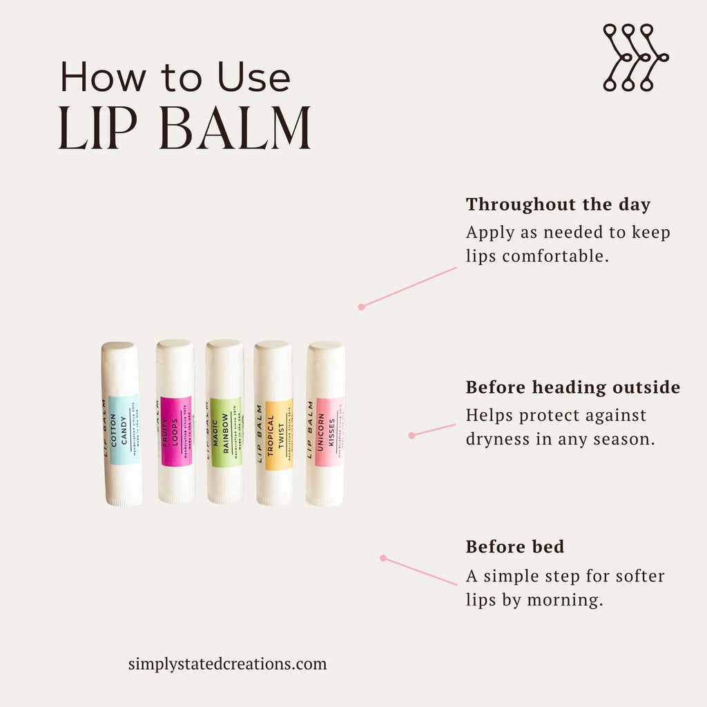 Bloom Collection Lip Balm 4-Pack – Limited Edition by Simply Stated Creations