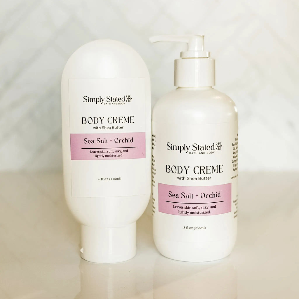 Sea Salt + Orchid Body Cream by Simply Stated Creations