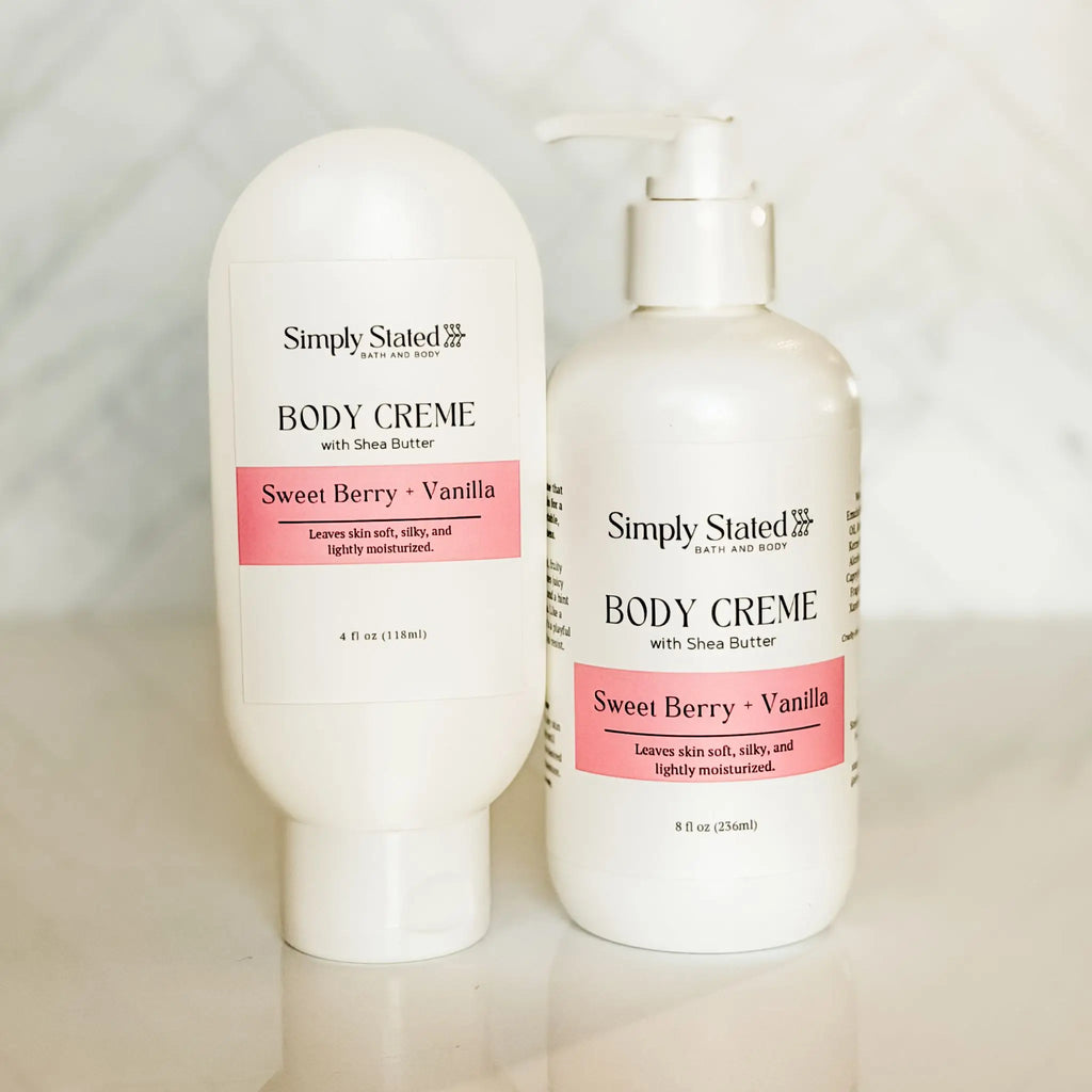 Sweet Berry + Vanilla Body Cream by Simply Stated Creations