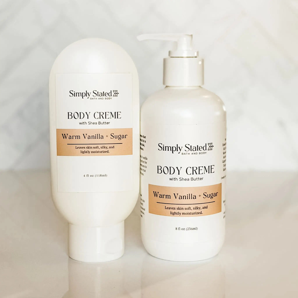 Warm Vanilla + Sugar Body Cream by Simply Stated Creations