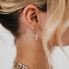 Taryn Diamond Cross Earrings - WATERPROOF - B.You Boutique & Boji Balloon Bar