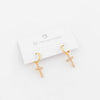 Taryn Diamond Cross Earrings - WATERPROOF - B.You Boutique & Boji Balloon Bar