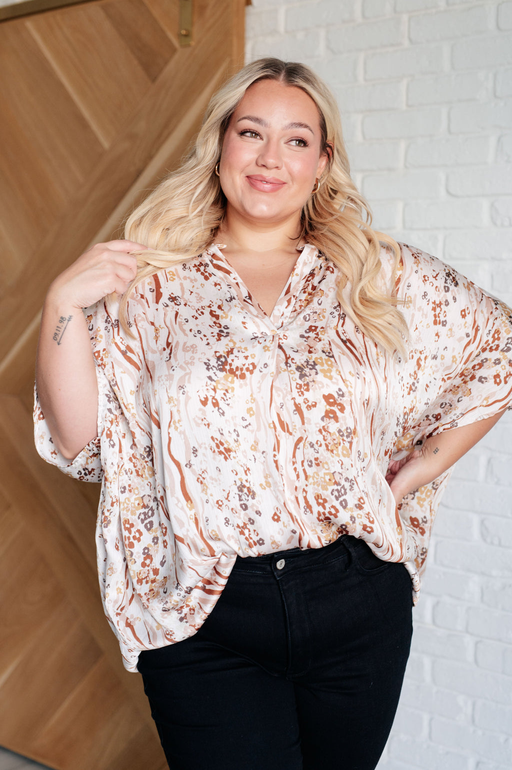 Take a Chance Mixed Print Top - B.You Boutique & Boji Balloon Bar