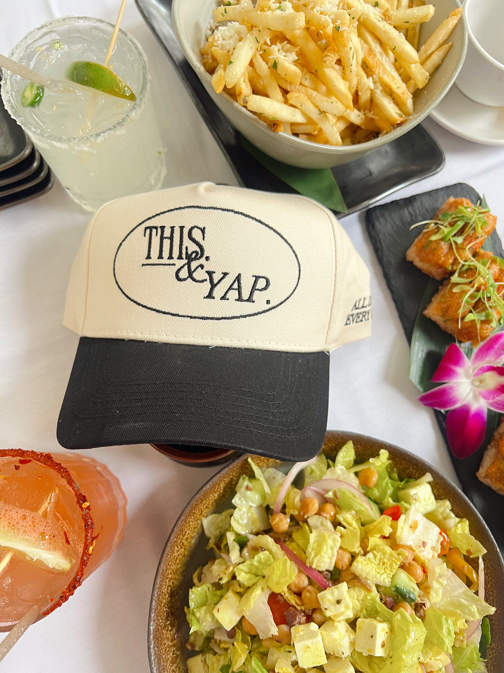 This & Yap - Black Vintage Trucker Hat - B.You Boutique & Boji Balloon Bar