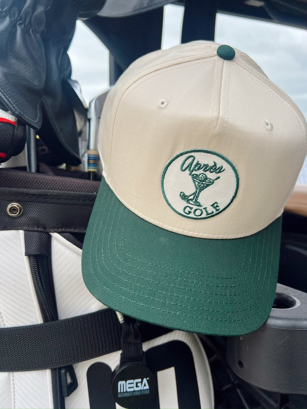 Apres Golf - Green Vintage Trucker Hat - B.You Boutique & Boji Balloon Bar