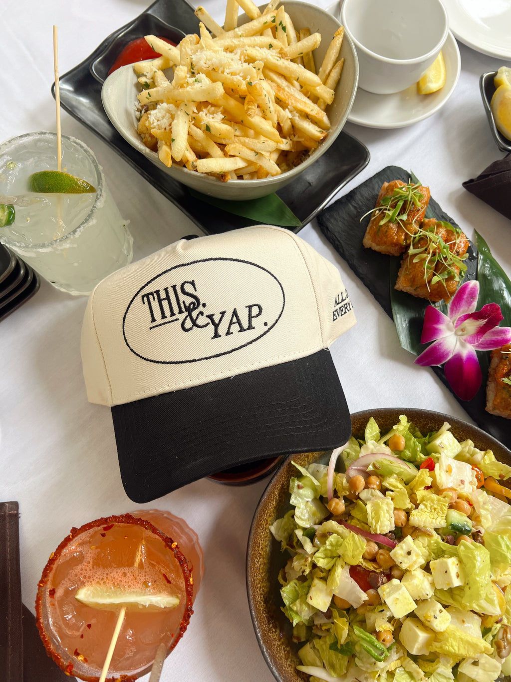 This & Yap - Black Vintage Trucker Hat - B.You Boutique & Boji Balloon Bar