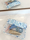 Travel - Blue Bow Clear Pouch - B.You Boutique & Boji Balloon Bar