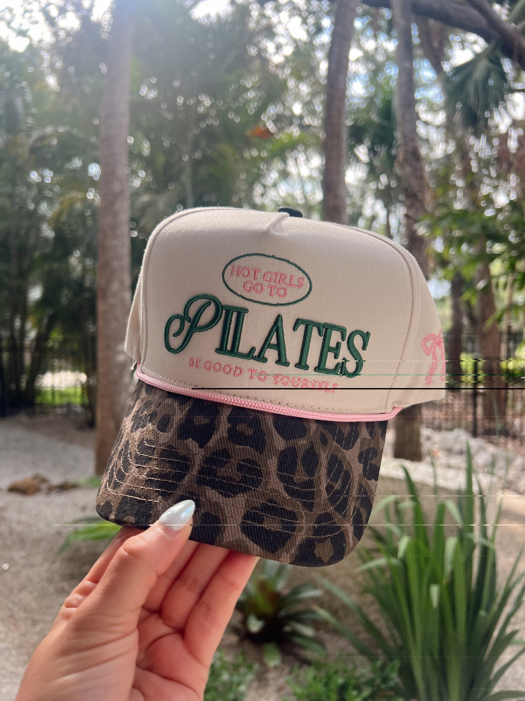 Hot Girls go to Pilates - Leopard Vintage Hat - B.You Boutique & Boji Balloon Bar