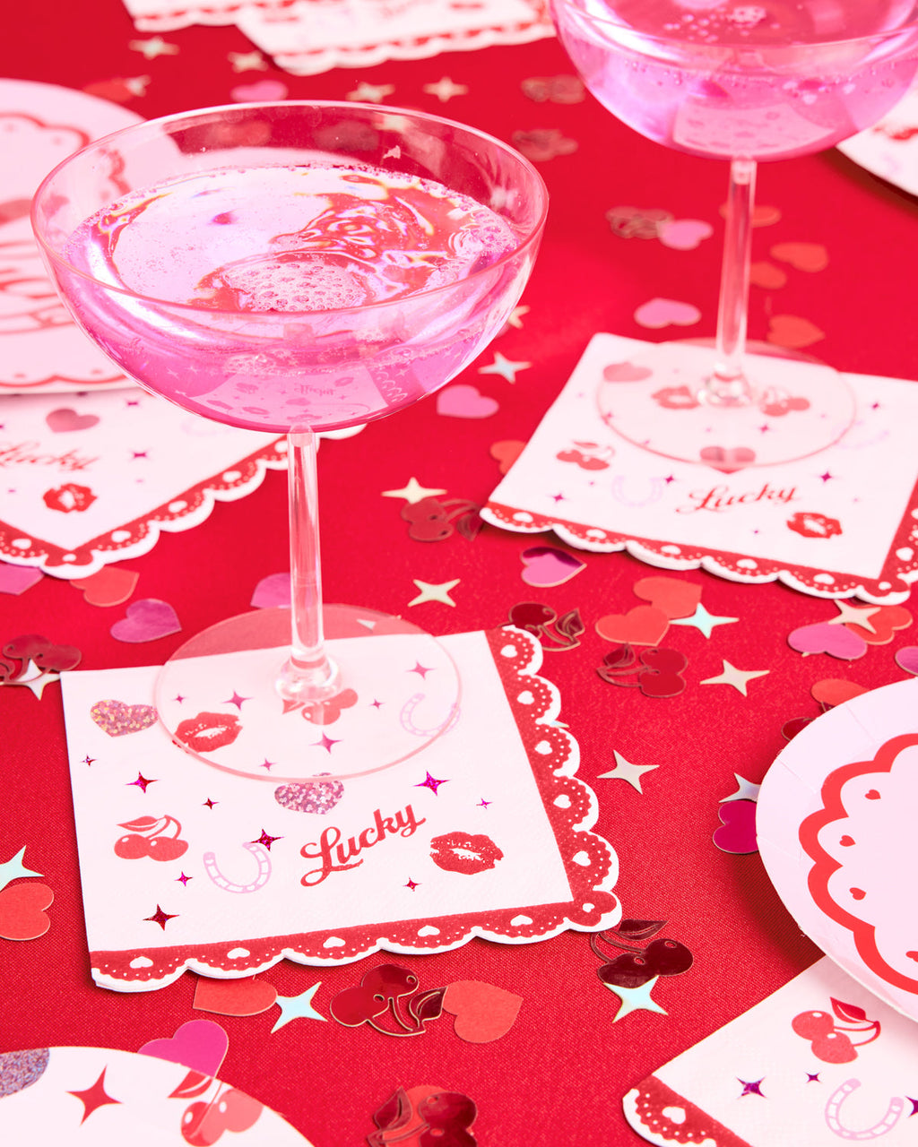 Lucky in Love Napkins - 25 paper napkins - B.You Boutique & Boji Balloon Bar