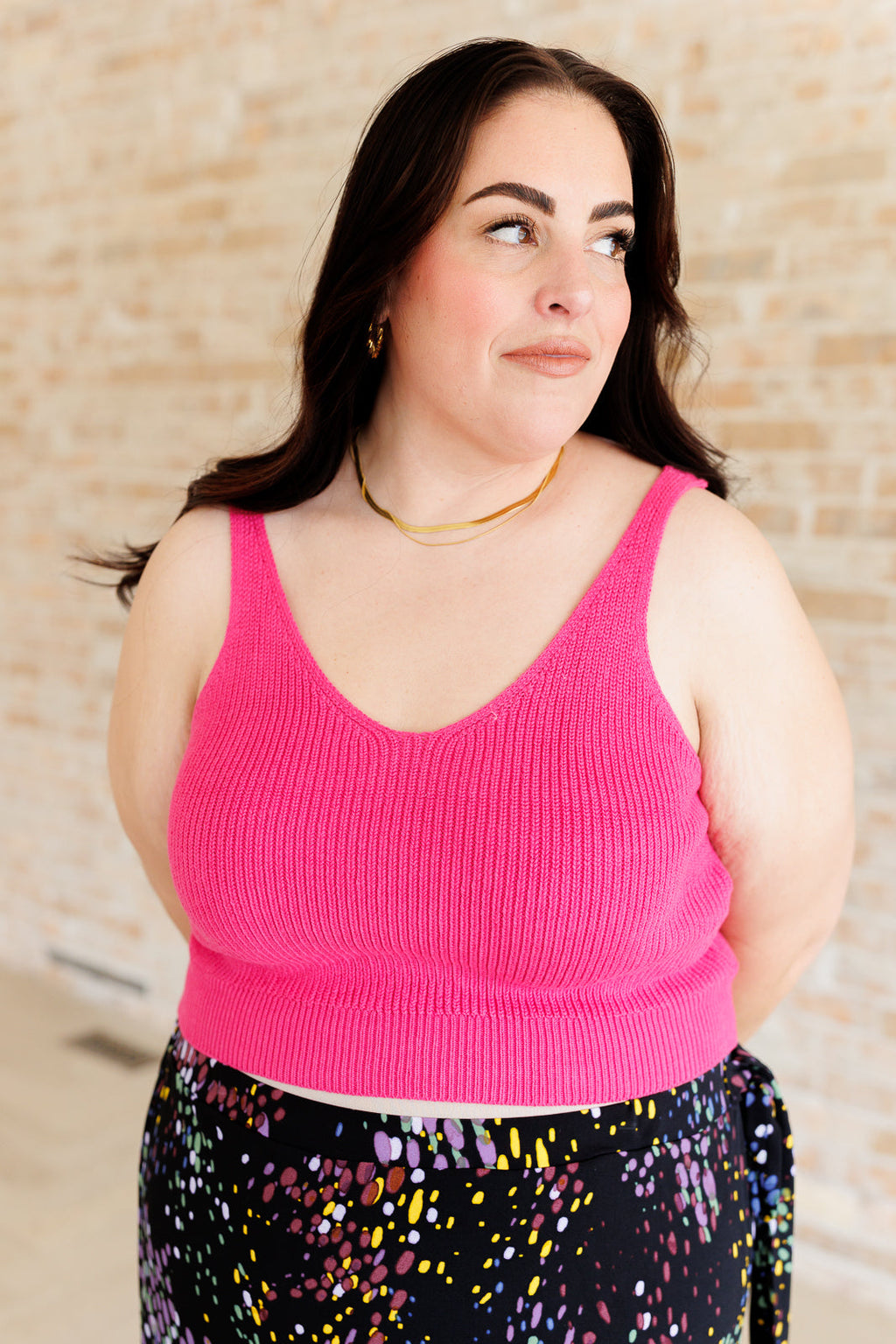 Works For Me Sweater Knit Tank - B.You Boutique & Boji Balloon Bar