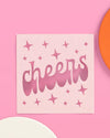 Cheers Napkins - 50 foil napkins - B.You Boutique & Boji Balloon Bar