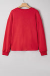Taraette Patched Drop Shoulder Sweatshirt - B.You Boutique & Boji Balloon Bar