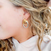 Adelle Two Tone Earrings