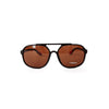 Amber Aviator Sunglasses