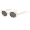 Becky Oval Cat Eye Retro Sunglasses
