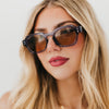 Blocky Square Retro Sunglasses
