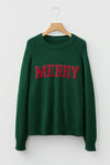 Merry Christmas Raglan Sleeve Sweater - B.You Boutique & Boji Balloon Bar