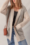 Sarah Side Pockets Open Front Cardigan - B.You Boutique & Boji Balloon Bar