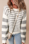 Elizabeth Stripe Drop Shoulder Sweater