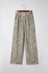 Mabel Leopard Drawstring Elastic Waistband Loose Pants - B.You Boutique & Boji Balloon Bar