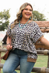 Dakota Plus Size Leopard Loose Top