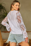 Tassa Mesh Flounce Sleeve Blouse - B.You Boutique & Boji Balloon Bar