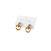 Double Hoop Diamond Earrings - WATERPROOF