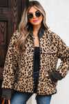 Sloane Leopard Zip Up Pocket Jacket