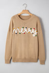 Theresa Detail Christmas Dolman Sweater