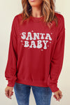 Harper Embroidered Crewneck Christmas Sweatshirt - B.You Boutique & Boji Balloon Bar