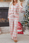 Sarai Christmas Pattern Print Shirt - B.You Boutique & Boji Balloon Bar