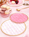 Romance Plates - 32 paper plates, 2 sizes