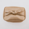 Holiday Gold Madelyn Bow Makeup Bag