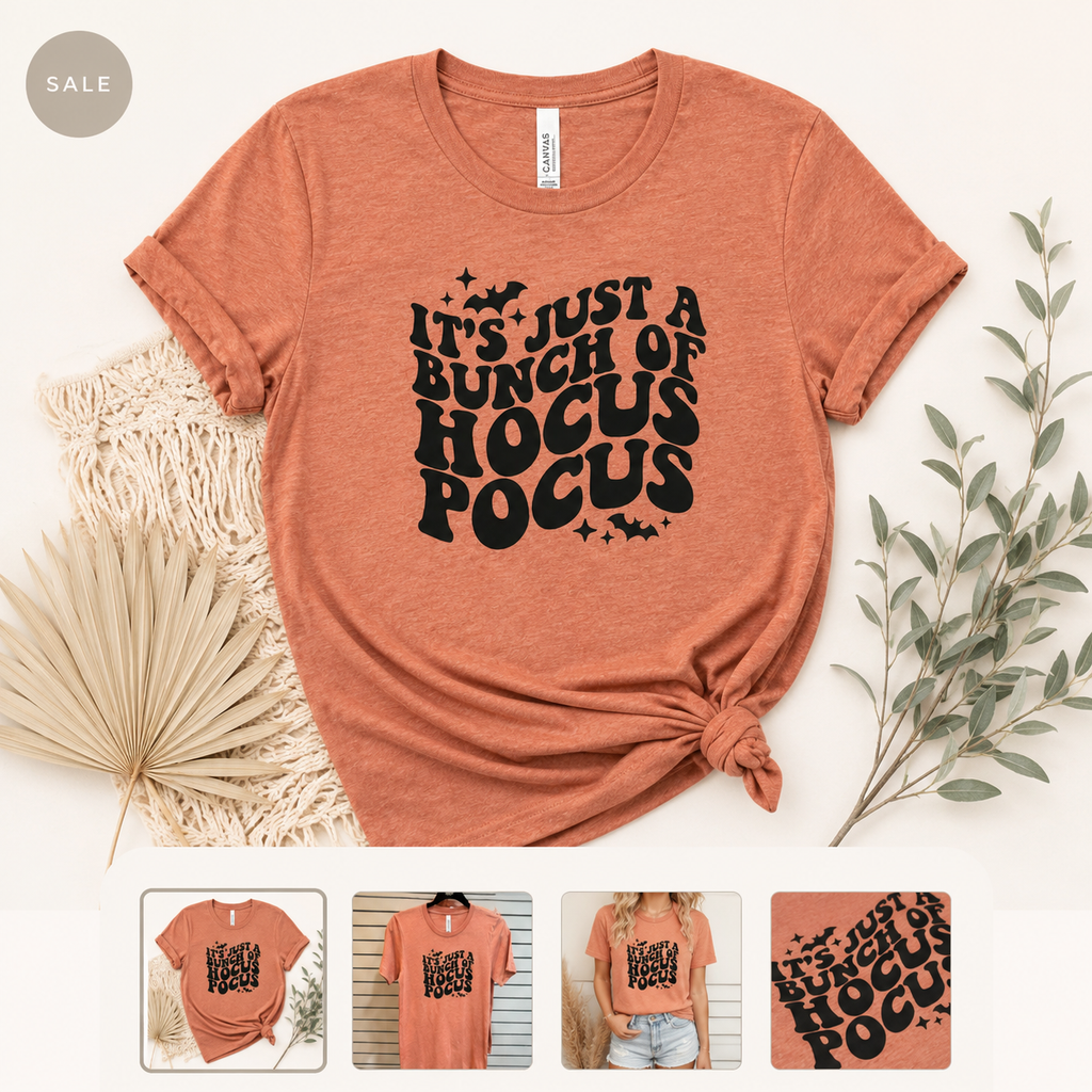 Hocus Pocus graphic tee styled for fall