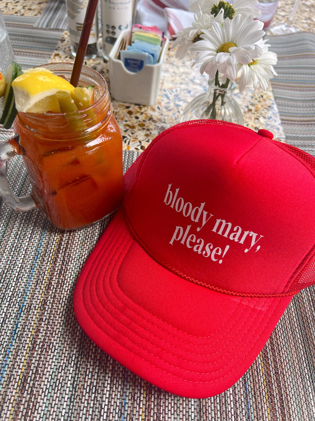 Bloody Mary Please Trucker Hat - B.You Boutique & Boji Balloon Bar