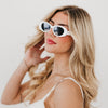 Kate Oval Retro Sunglasses
