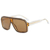 Leah Retro Oversized Aviator Sunglasses