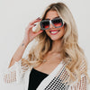 Nicolette Retro Oversized Square Sunglasses
